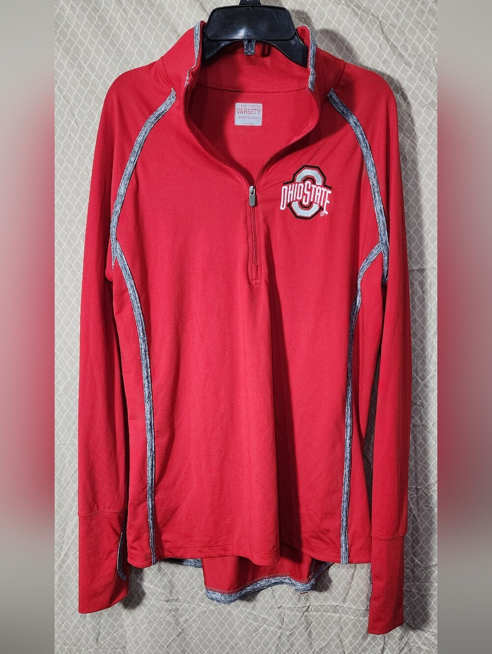 Ohio State Varsity Authentic Apparel Long Sleeve Half Zip Jacket Women's Large
